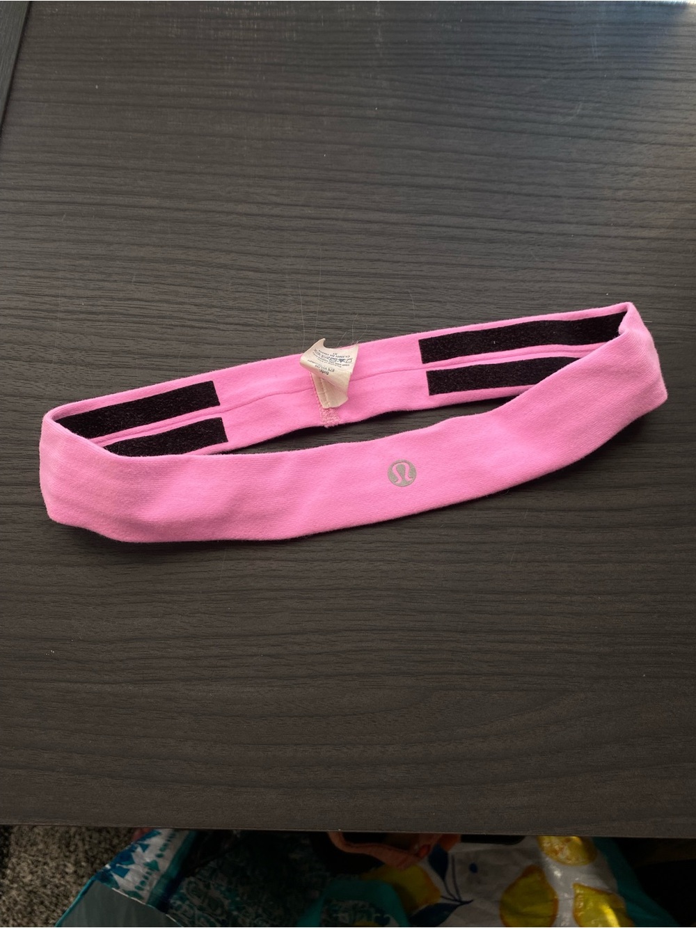 lululemon athletica Pink No Slip Athletic Headband Hairband Running Yoga - Picture 3 of 7
